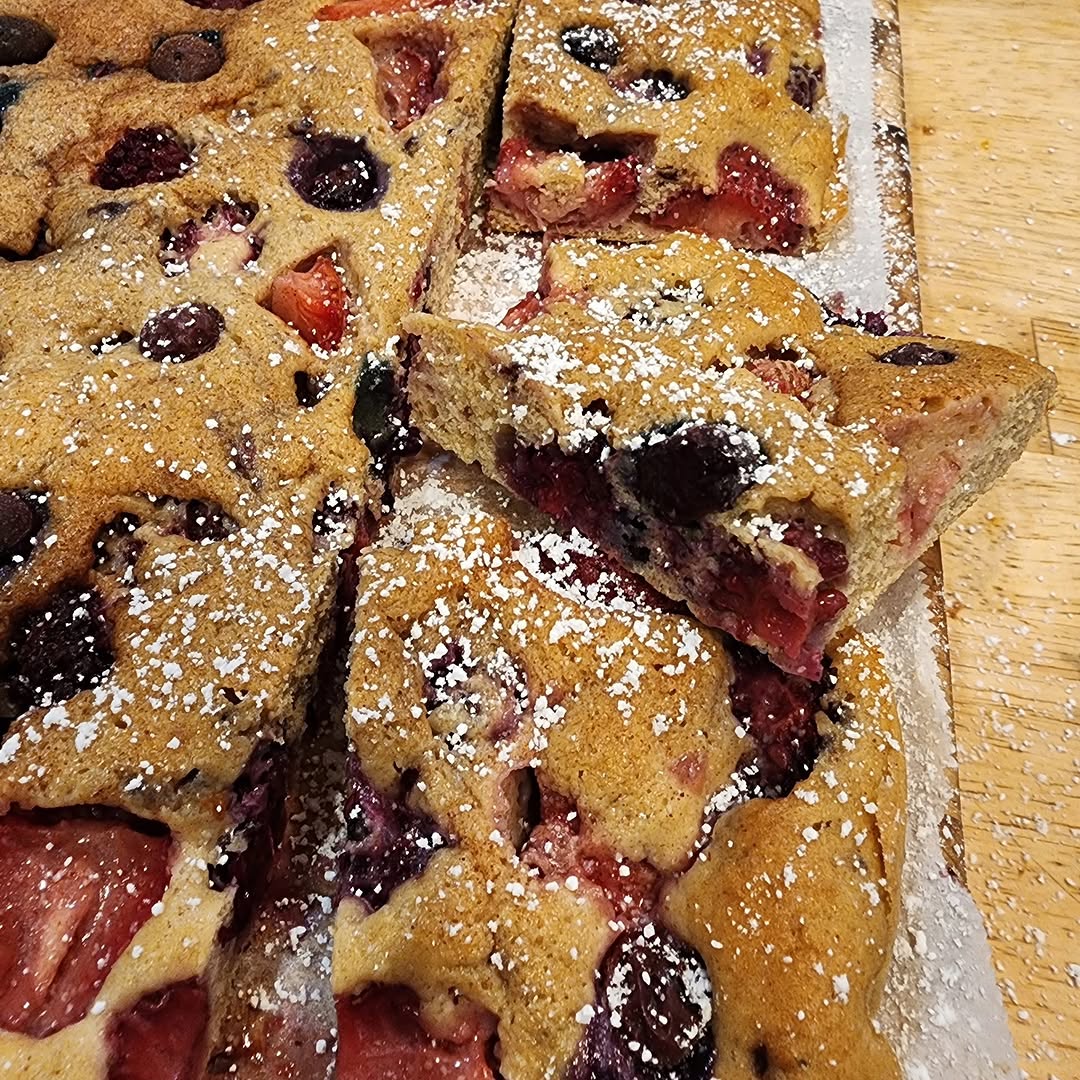 Fresh-baked scones from the farm-inspired breakfast spread